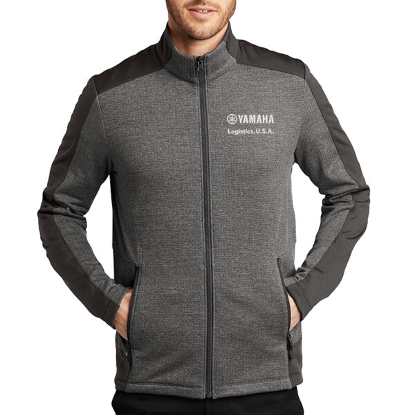 Port Authority Grid Fleece Jacket - Embroidered Logo Thumbnail