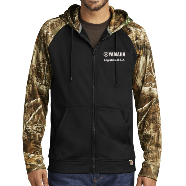 Russell Outdoors Realtree Performance Colorblock Full Zip Hoodie - Embroidered Logo Thumbnail