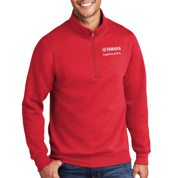 Port & Company Core Fleece 1/4 Zip Pullover Sweatshirt - Embroidered Logo Thumbnail