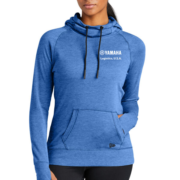 New Era Ladies Tri-Blend Fleece Pullover Hoodie - Printed Logo Thumbnail