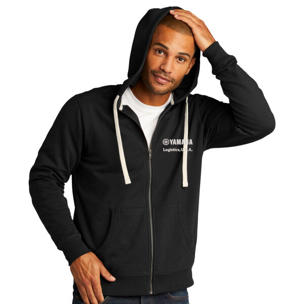 District Re-Fleece Full Zip Hoodie - Embroidered Logo Thumbnail
