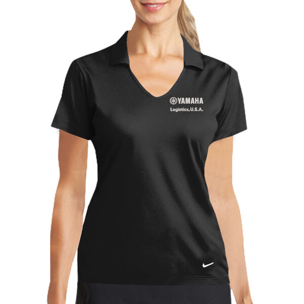 Nike Ladies Dri-FIT Vertical Mesh Polo - Embroidered Logo Thumbnail