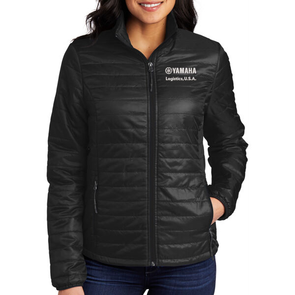 Port Authority Ladies Packable Puffy Jacket - Embroidered Logo Thumbnail