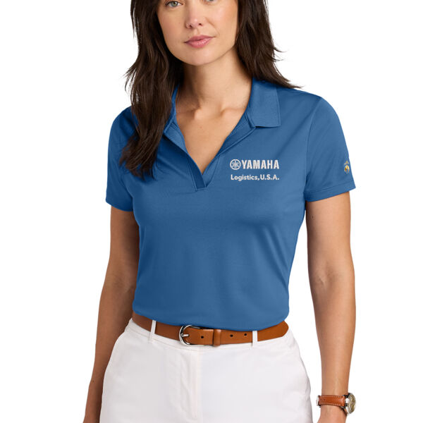 Brooks Brothers Women's Mesh Pique Performance Polo - Embroidered Logo Thumbnail